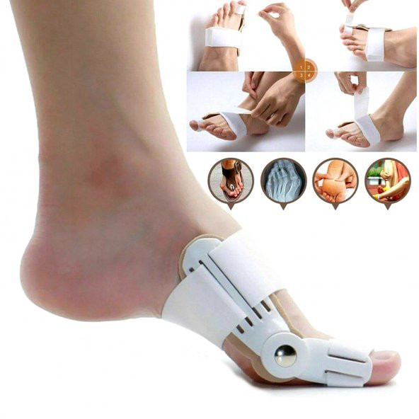 Ayak Baş Parmak Kemik Koruyucu Bunyon Kemik Çıkıntı Düzeltici Makaralı Gece Ateli Halluks Valgus ürün görseli 1