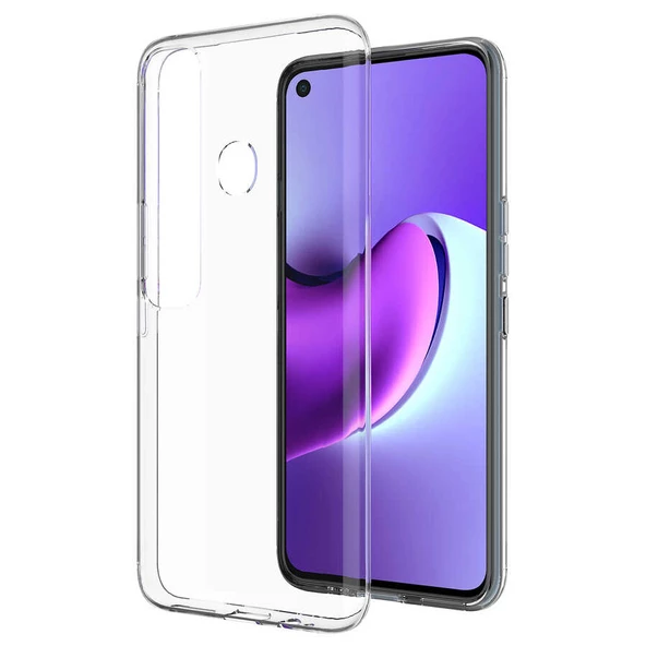 Tecno Spark 7 Pro Kılıf Zore Şeffaf İnce ve Esnek Süper Silikon Kılıf ürün görseli 1