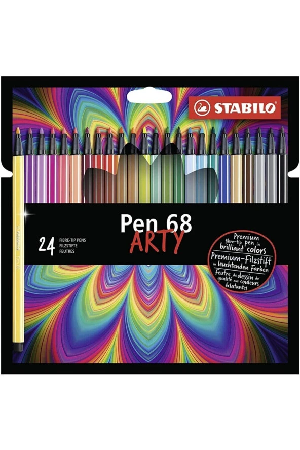 Stabilo Pen 68 Arty Keçe Uçlu Kalem Seti 24'lü ürün görseli 1