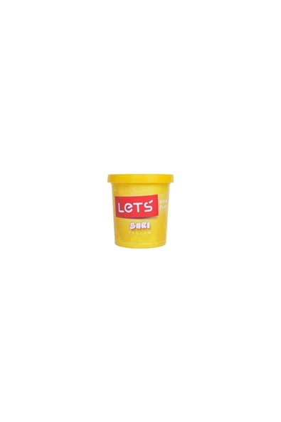 Lets Tek Renk Oyun Hamuru Sarı 115 Gram (Tekli) ürün görseli 1