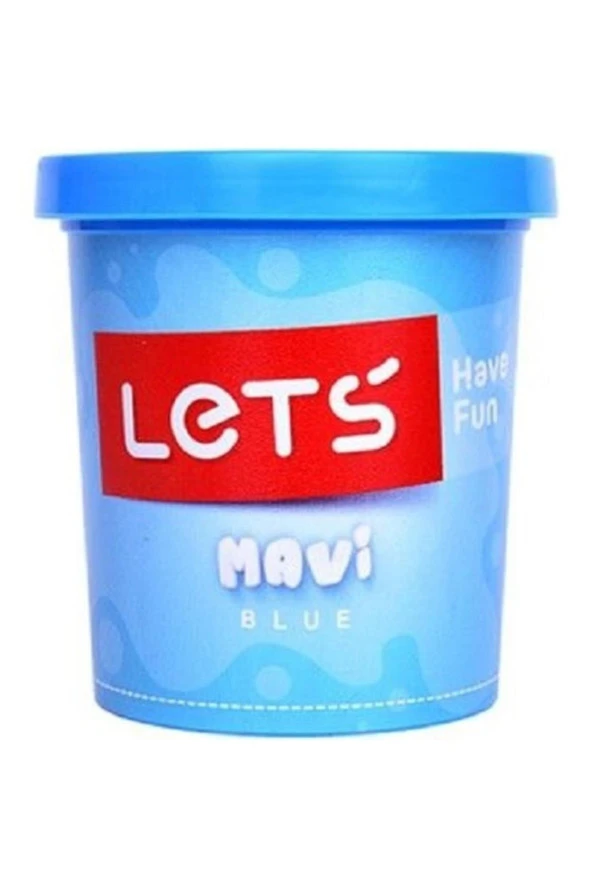 Lets Tek Renk Oyun Hamuru Mavi 115 Gram (Tekli) ürün görseli 1