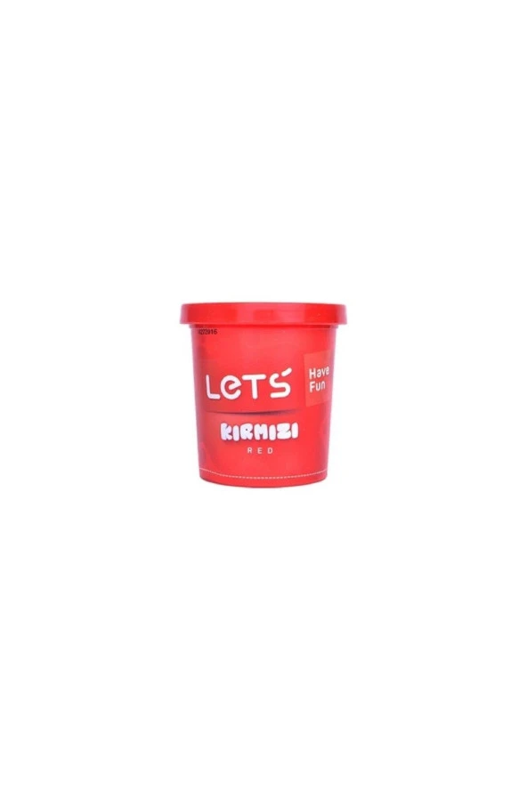 Lets Tek Renk Oyun Hamuru Kırmızı 115 Gram (Tekli) ürün görseli 1