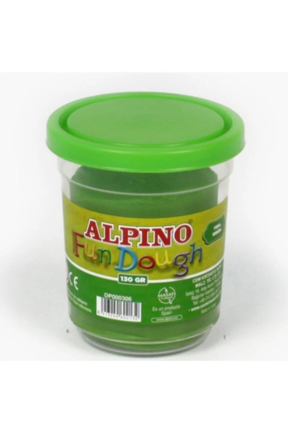 Alpino Oyun Hamuru 130 Gram Açık Yeşil Oyun Hamuru ürün görseli 1