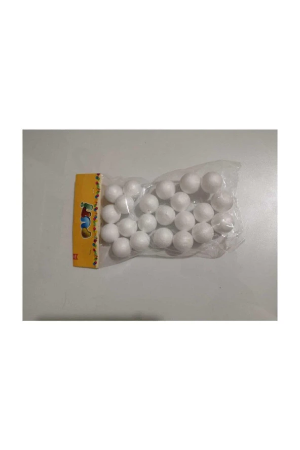 Puti Köpük Top 3 Cm 20 Adet Köpük Top ürün görseli 1