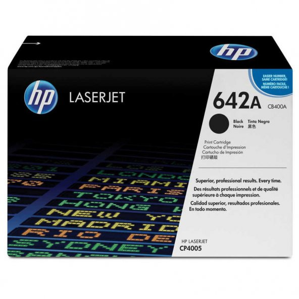 Hp 642A-CB400A Siyah Toner ürün görseli 1