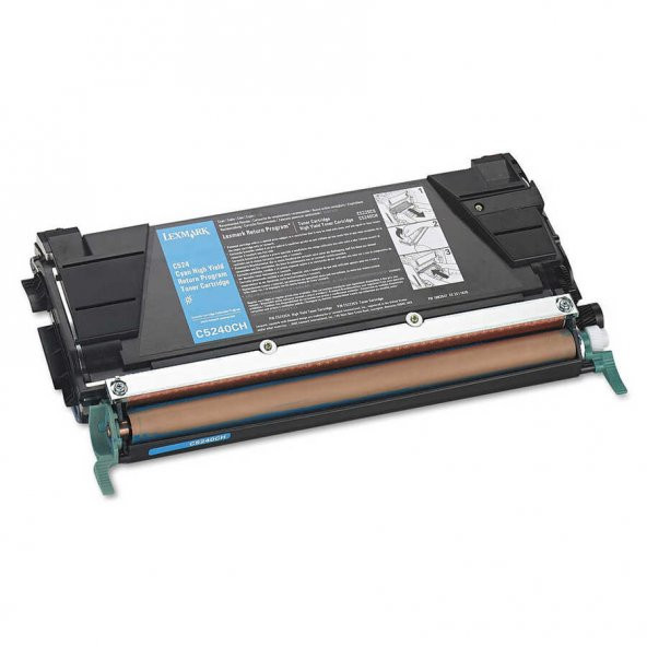 Lexmark C524-C5240CH Mavi Toner Yüksek Kapasiteli ürün görseli 1