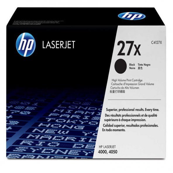 Hp 27X-C4127X Toner Yüksek Kapasiteli ürün görseli 1