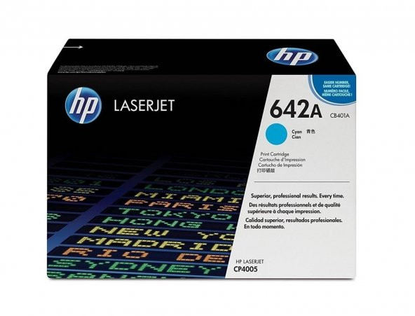 Hp 642A-CB401A Mavi Toner ürün görseli 1