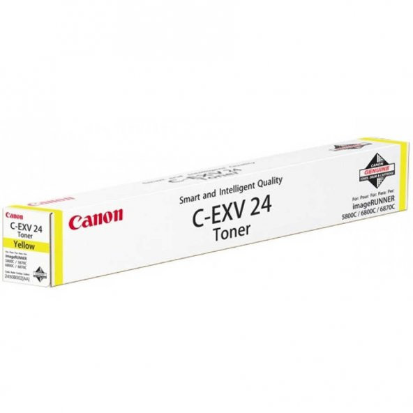 Canon C-EXV-24/2450B002AA Sarı Fotokopi Toneri ürün görseli 1