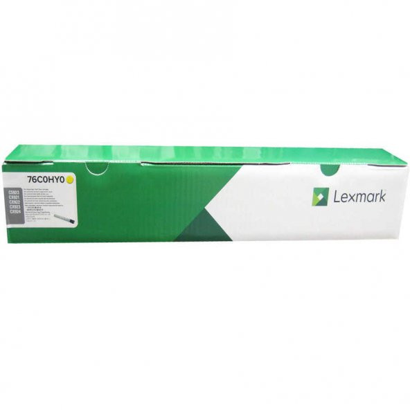 Lexmark CX921-76C0HY0 Sarı Toner Yüksek Kapasiteli ürün görseli 1