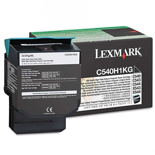 Lexmark C540-C540H1KG Siyah Toner Yüksek Kapasiteli ürün görseli 1