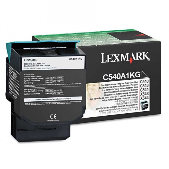 Lexmark C540-C540A1KG Siyah Toner ürün görseli 1