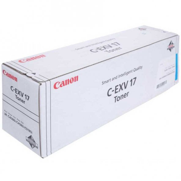 Canon C-EXV-17/0261B002AA Mavi Fotokopi Toneri ürün görseli 1