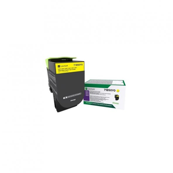 Lexmark CS317-71B50Y0 Sarı Toner ürün görseli 1