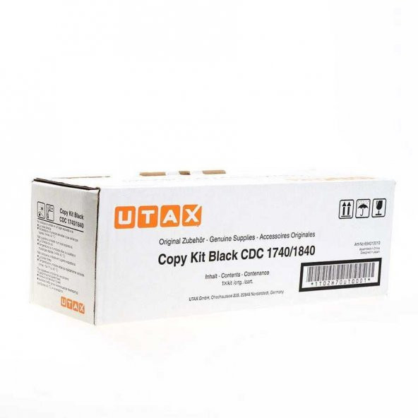 Utax CDC1740 Siyah Fotokopi Toner ürün görseli 1