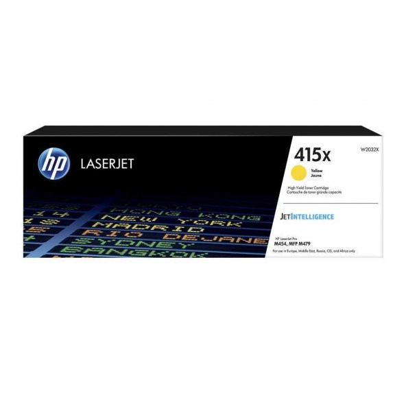 Hp 415X-W2032X Sarı Toner Yüksek Kapasiteli ürün görseli 1
