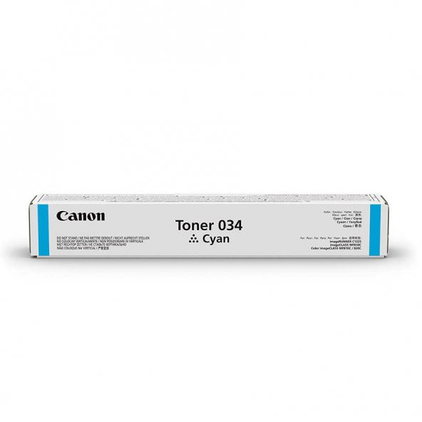 Canon C-EXV-034 Mavi Fotokopi Toneri ürün görseli 1