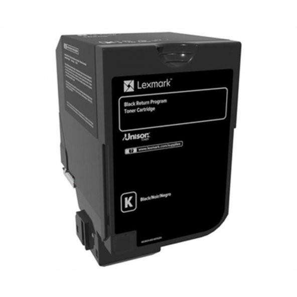 Lexmark Cs720-74C50k0 Siyah Toner ürün görseli 1