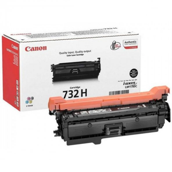 Canon CRG-732H Siyah Toner Yüksek Kapasiteli ürün görseli 1
