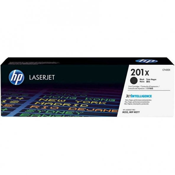 Hp 201X-CF400X Siyah Toner ürün görseli 1