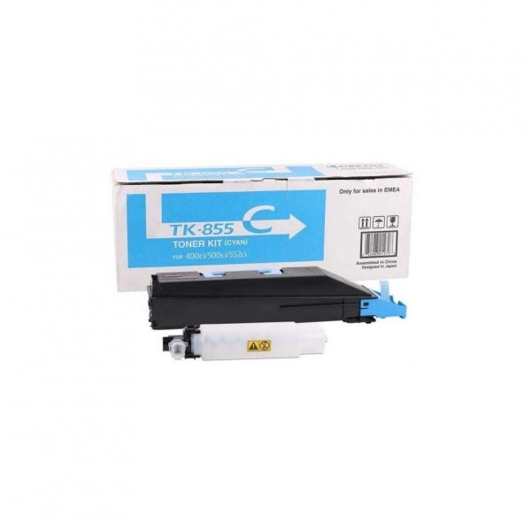 Kyocera TK-855 Mavi Fotokopi Toneri ürün görseli 1