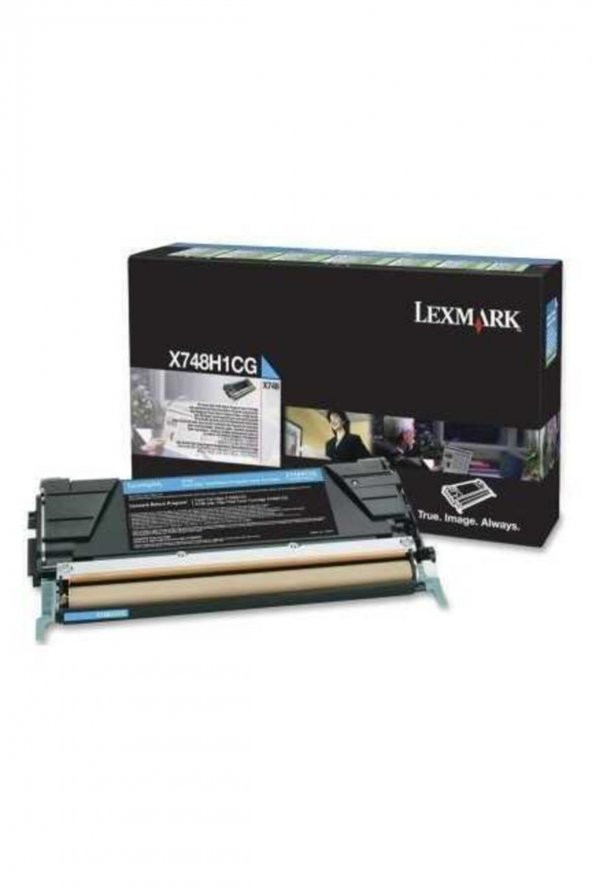 Lexmark X748-X748H1CG Mavi Toner Yüksek Kapasiteli ürün görseli 1