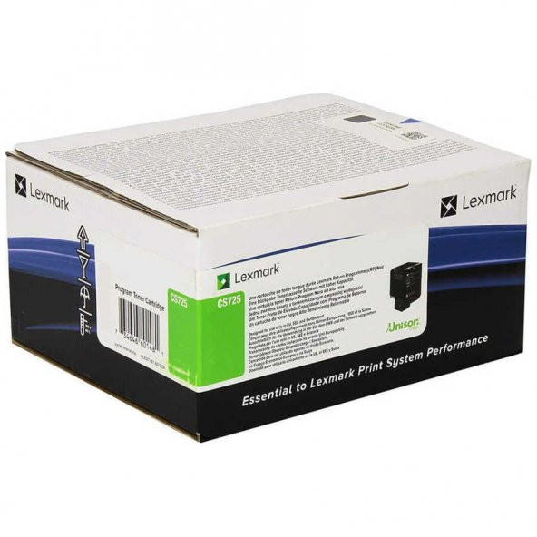 Lexmark CS725-74C5HY0 Sarı Toner Extra Yüksek Kapasiteli ürün görseli 1