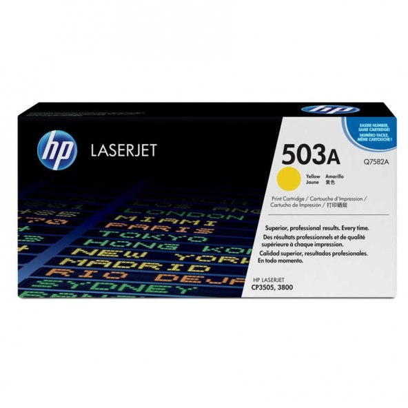 Hp 503A-Q7582A Sarı Toner ürün görseli 1
