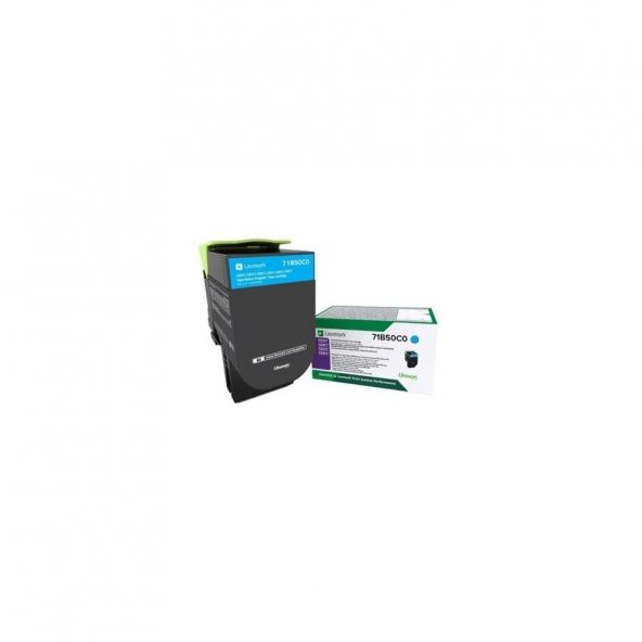 Lexmark CS417-71B5HK0 Siyah Toner Yüksek Kapasiteli ürün görseli 1