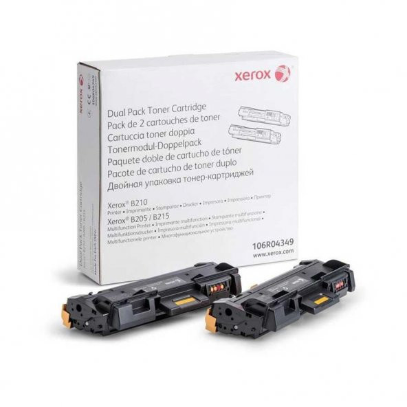 Xerox B205-106R04349 Toner İkili Paket ürün görseli 1