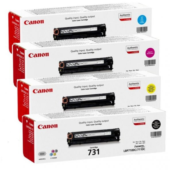 Canon CRG-731 Toner Seti ürün görseli 1