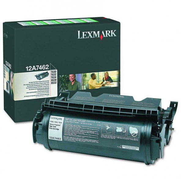 Lexmark T630-12A7462 Toner Yüksek Kapasiteli ürün görseli 1
