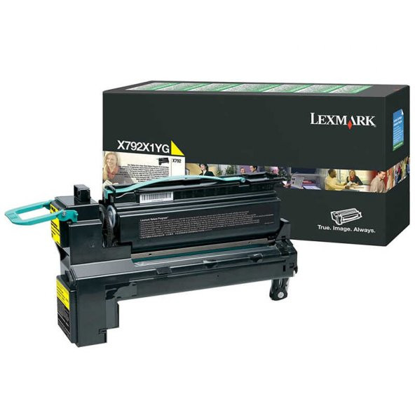 Lexmark X792-X792X1YG Sarı Toner Yüksek Kapasiteli ürün görseli 1