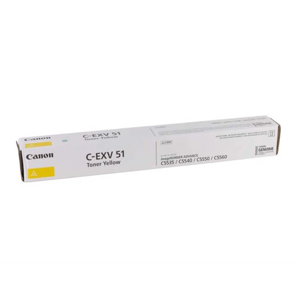Canon C-EXV-51 Sarı Fotokopi Toneri ürün görseli 1
