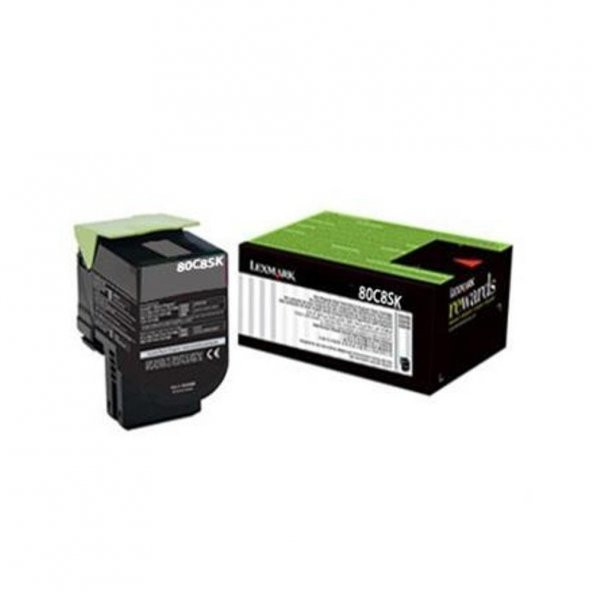Lexmark CX410-80C8SK0 Siyah Toner Yüksek Kapasiteli ürün görseli 1