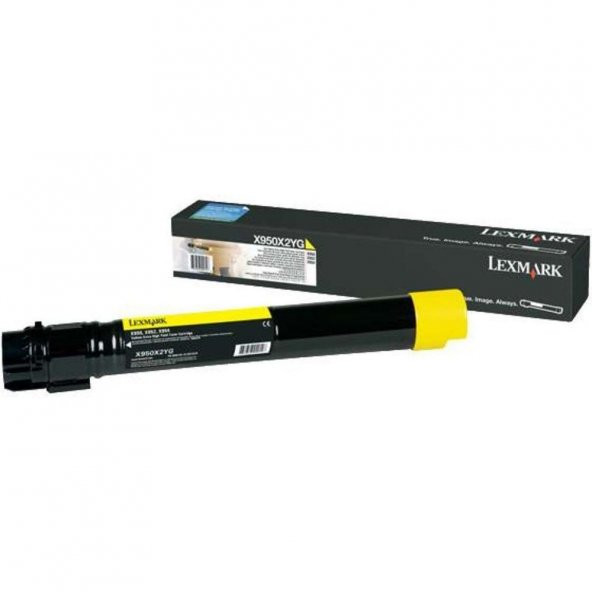 Lexmark X950-X950X2YG Sarı Toner ürün görseli 1