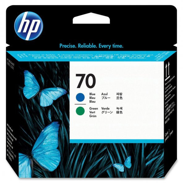 Hp 70-C9408A Mavi Ve Yeşil Baskı Kafası ürün görseli 1