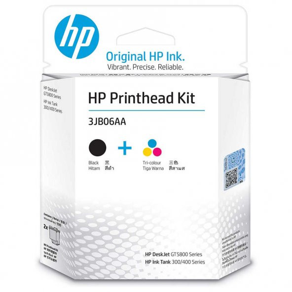 Hp GT51-GT52-3JB06AA Siyah ve Renkli Baskı Kafası ürün görseli 1