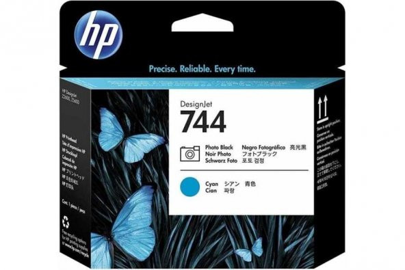 Hp 744-F9J86A Foto Siyah-Mavi Baskı Kafası ürün görseli 1