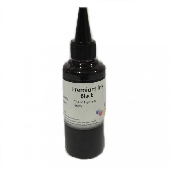 Printwell Canon - HP  Muadil 100 ML Siyah Mürekkep ürün görseli 1