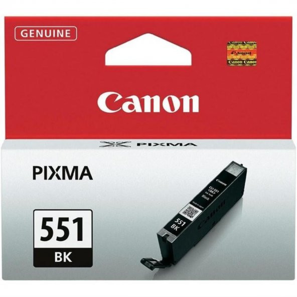 Canon CLI-551 Siyah Kartuş ürün görseli 1