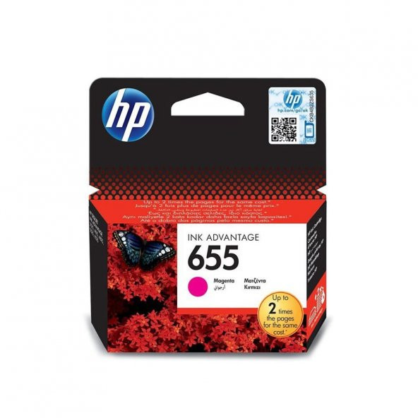 Hp 655-CZ111AE Kırmızı Kartuş ürün görseli 1