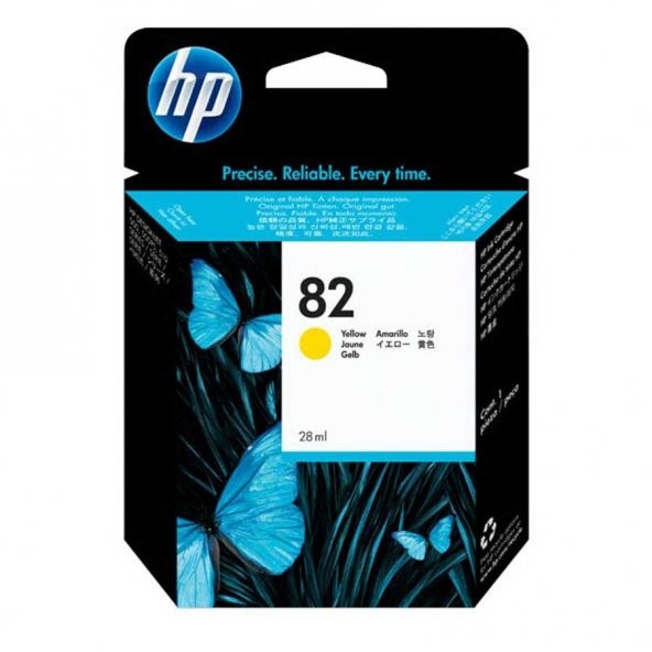 Hp 82-CH568A Sarı Kartuş ürün görseli 1
