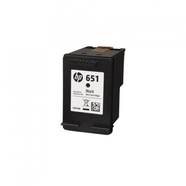 HP 651-C2P10A Siyah Kartuş ürün görseli 1