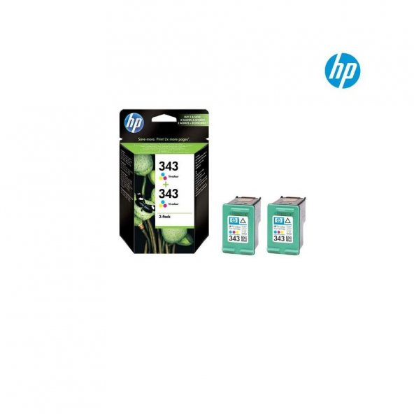 Hp 343-CB332EE Renkli Kartuş 2Li Paket ürün görseli 1