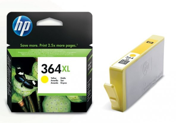 Hp 364XL-CB325E Sarı Kartuş ürün görseli 1