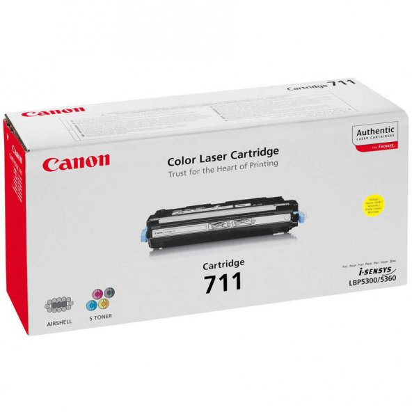Canon CRG-711 Sarı Toner ürün görseli 1