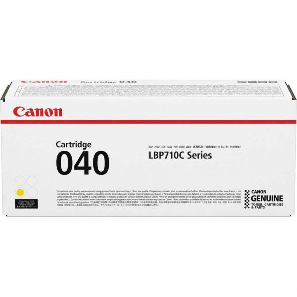 Canon CRG-040 Sarı Toner ürün görseli 1