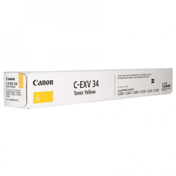 Canon C-EXV-34 Sarı Fotokopi Toneri ürün görseli 1