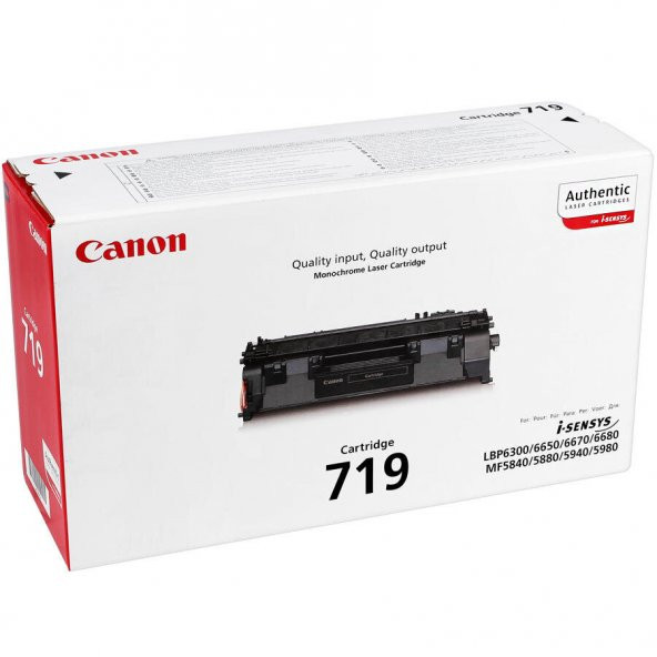 Canon CRG-719 Toner ürün görseli 1